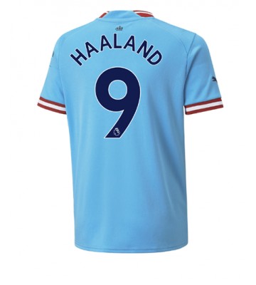 Manchester City Erling Haaland #9 Hjemmedrakt 2022-23 Kortermet
